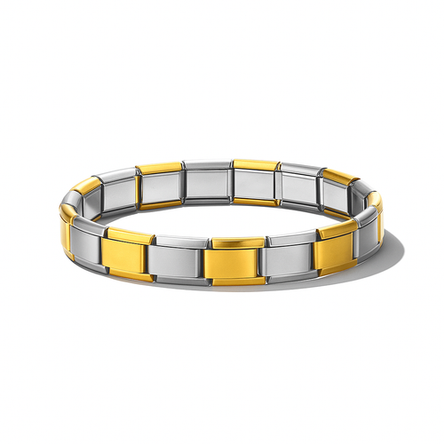 Gold / Silver Italian Charm Bracelet